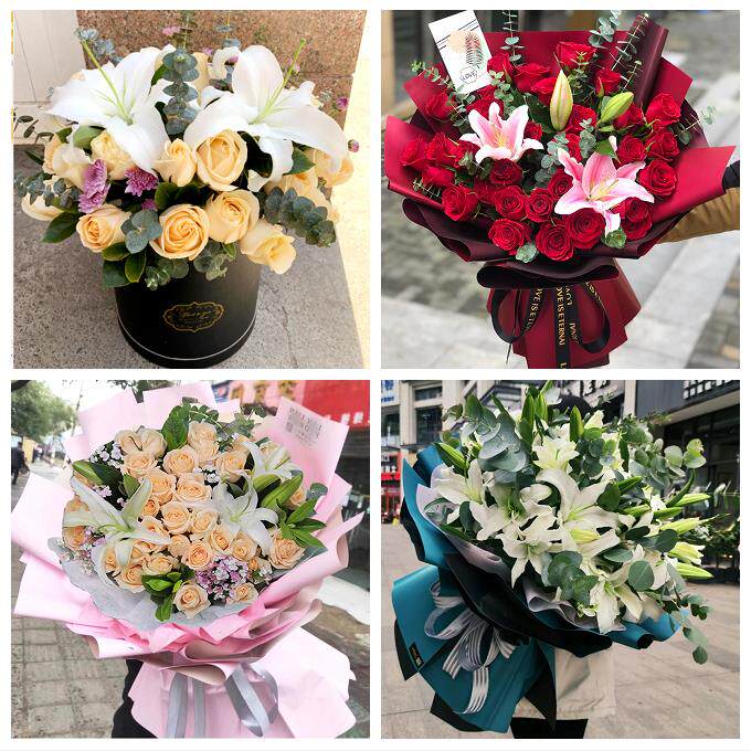 宝鸡市千阳麟游县凤县太白县同城鲜花店订玫瑰百合送女友老婆生日