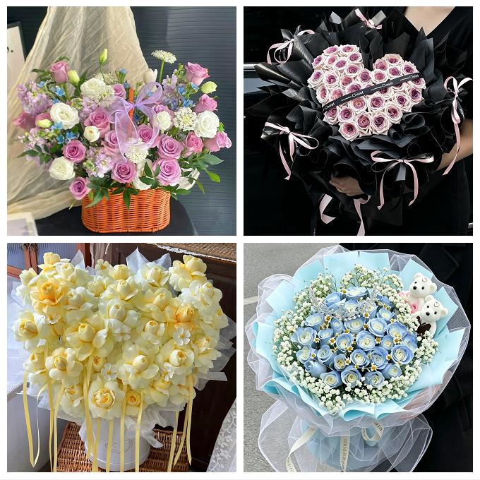 上海市奉贤区奉城镇庄行金汇镇同城鲜花店老婆女友生日送玫瑰表白