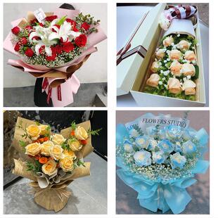 防城港港口防城区上思县东兴同城鲜花店情人节送老婆玫瑰表白女友