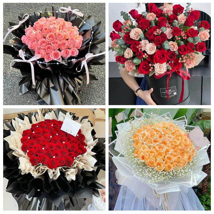 东莞市厚街沙田道滘镇洪梅镇同城鲜花店三八玫瑰送闺蜜女朋友老婆