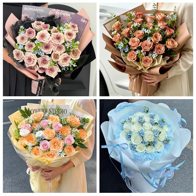 江苏南通市如东启东如皋海门市同城鲜花店七夕玫瑰花束送女友老婆