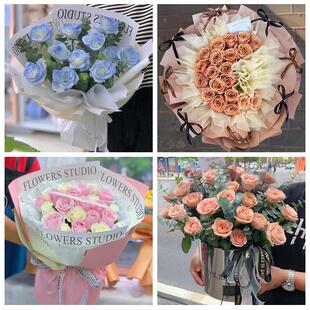 浙江杭州市余杭区富阳区临安区鲜花店同城配送女朋友情人节红玫瑰