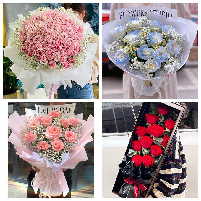 北京市石景山区鲁谷八宝山老山同城鲜花店纪念日送玫瑰花女友生日