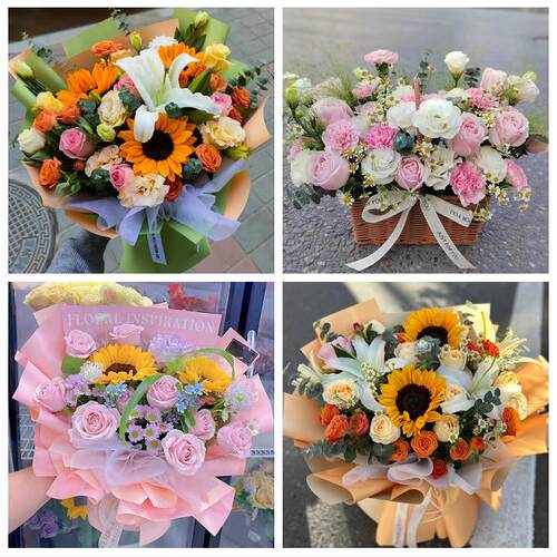 四川阿坝州九寨沟县马尔康市同城鲜花店玫瑰向日葵绣球送朋友生日