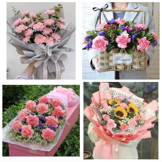 铜陵市铜官义安区郊区枞阳县同城鲜花店38女王节康乃馨送妈妈婆婆