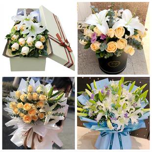 运城市盐湖区临猗万荣闻喜县同城鲜花店订玫瑰百合送女友老婆生日