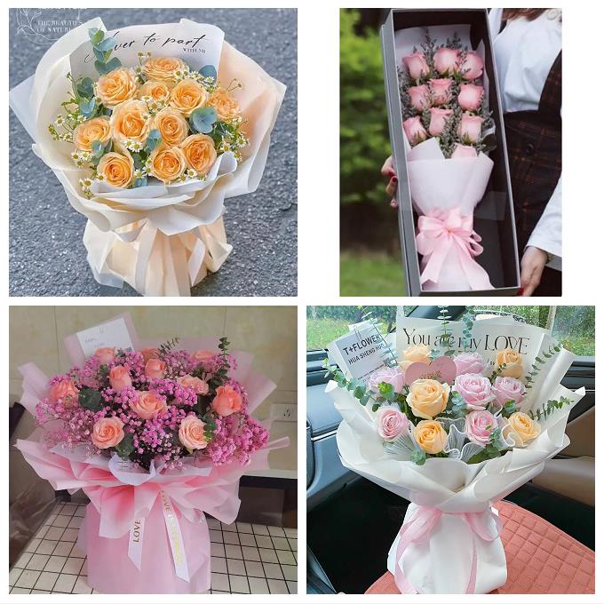 内蒙古呼和浩特和林格尔武川县同城花店订玫瑰鲜花束送女朋友生日