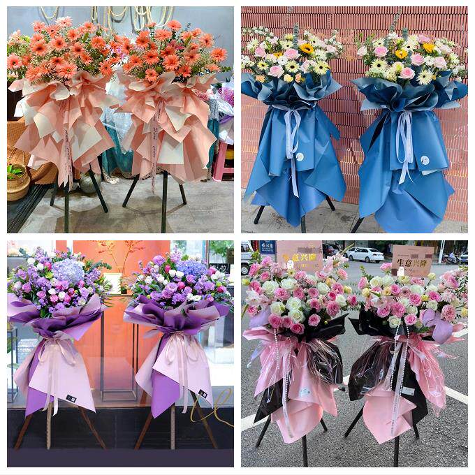 北京市房山区东风迎风星城街鲜花店同城配送大麦开业花篮公司乔迁