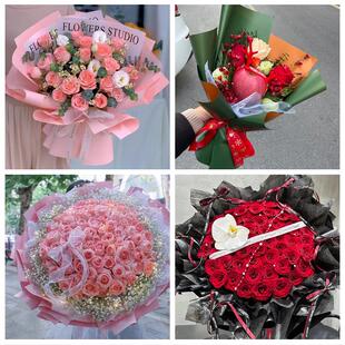 湖南娄底市娄星区双峰县新化县同城花店圣诞节玫瑰鲜花送女友情人