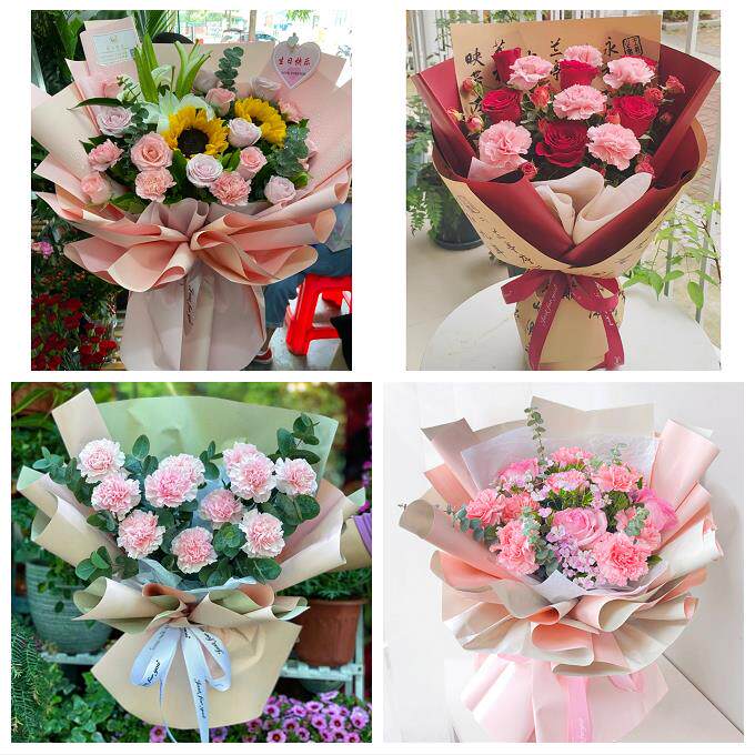 洛阳市老城西工区瀍河涧西区同城鲜花店38节康乃馨百合花束送长辈