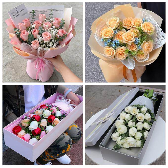 北京石景山区广宁五里坨鲁谷同城鲜花店情人节送老婆玫瑰表白女友