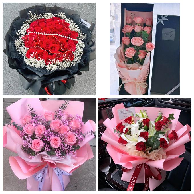 送深圳市光明新区公明龙华镇同城鲜花店脱单表白玫瑰花束送女朋友
