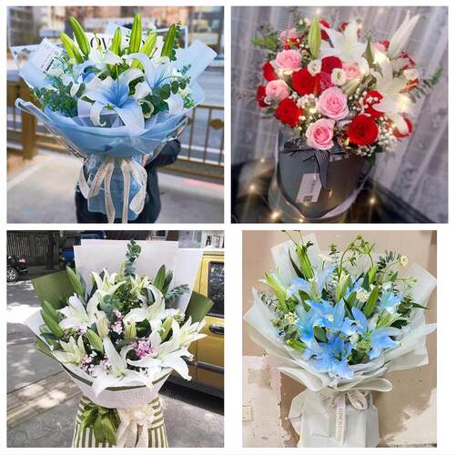 兴安盟乌兰浩特阿尔山市突泉同城鲜花店订玫瑰百合送女友老婆生日