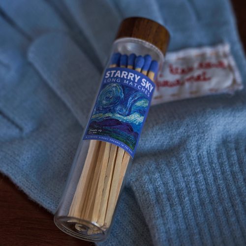 星夜蓝火香薰火柴ins风火种