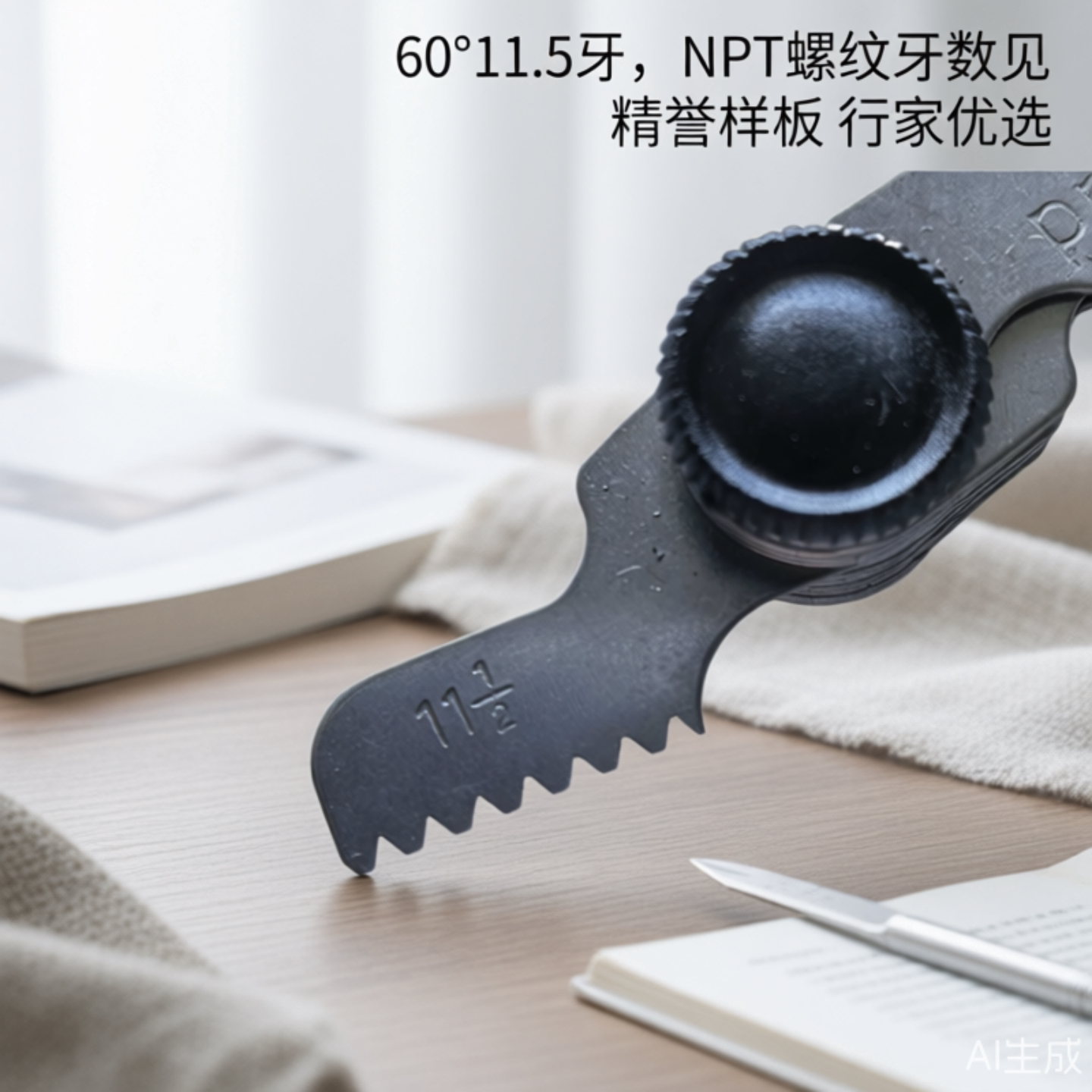 NPT螺纹样板美制量规牙型规60°NPT螺距规美标NPT60度牙规11.5牙