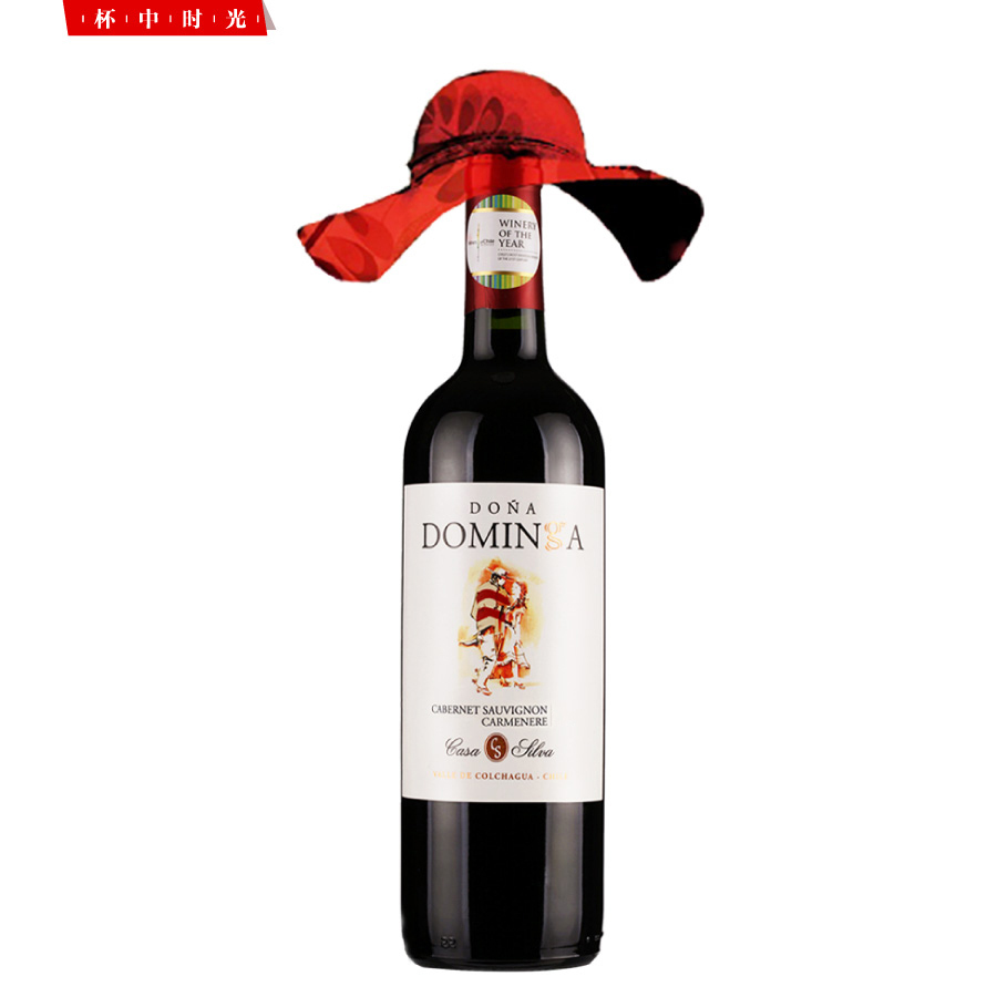 限时2件3折果香小红帽 赤霞珠卡门尼混酿干红葡萄酒 智利红酒 杯中时光