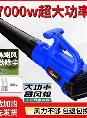 鼓风机吹灰尘大功率吹风机工业用220v暴风枪强力吹树叶除尘器清灰