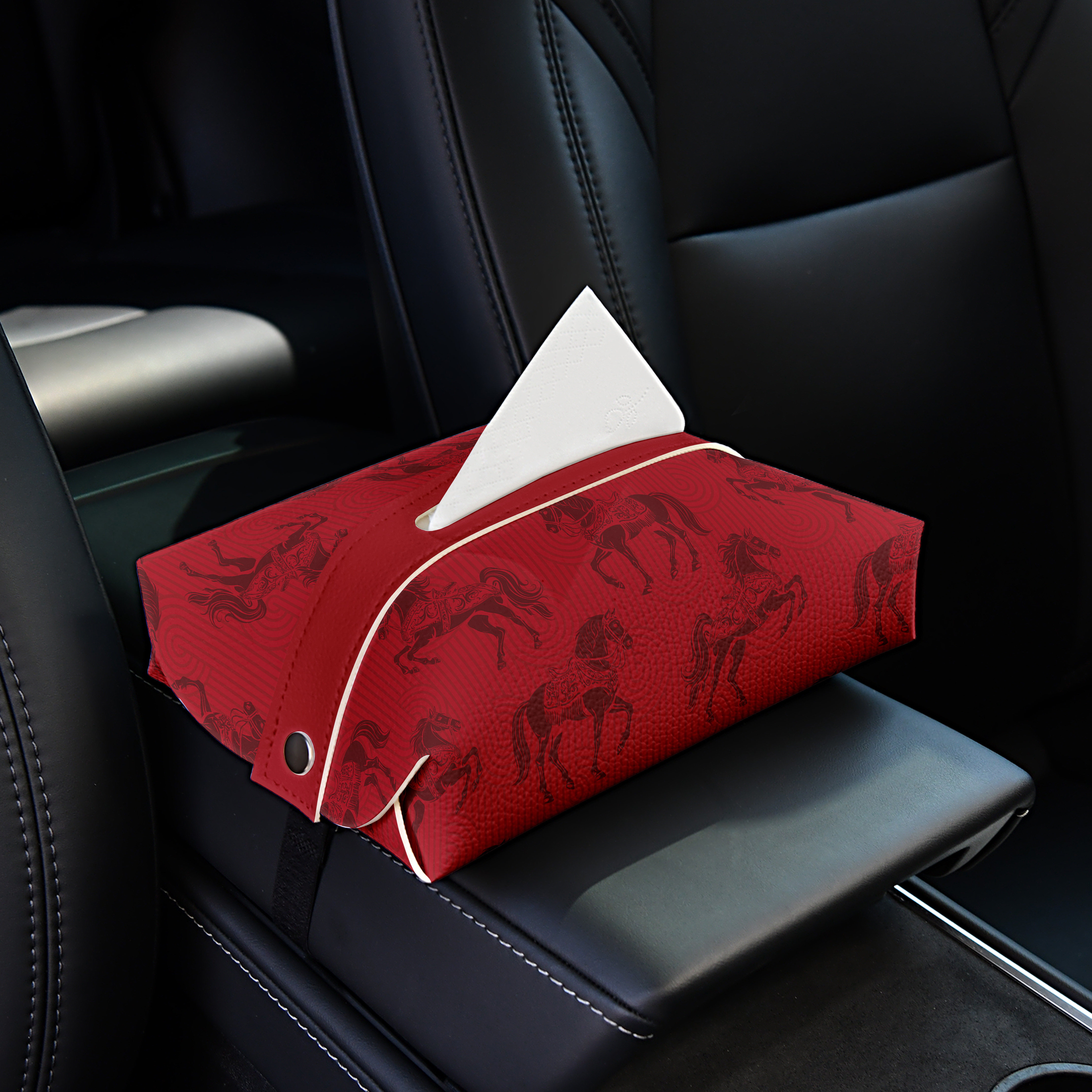 马新中式 车载纸巾盒汽车创意椅背纸巾包车内扶手箱多功能抽纸盒,收纳整理,纸巾盒,淘宝优惠券,粉丝福利购,淘宝优惠卷