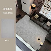 New Zealand imported wool light luxury large house tufted carpet, Italian simple living room coffee table sofa, high-end carpet thumbnail 2
