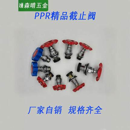 PPR升降式截止阀阀芯 PE水管闸阀铜阀门芯配件20 25 4分水阀开关