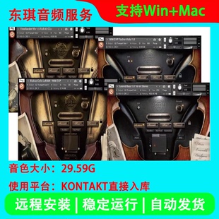 全套5把Embertone独奏提琴音源系列 Fischer Viola/Blakus Cello