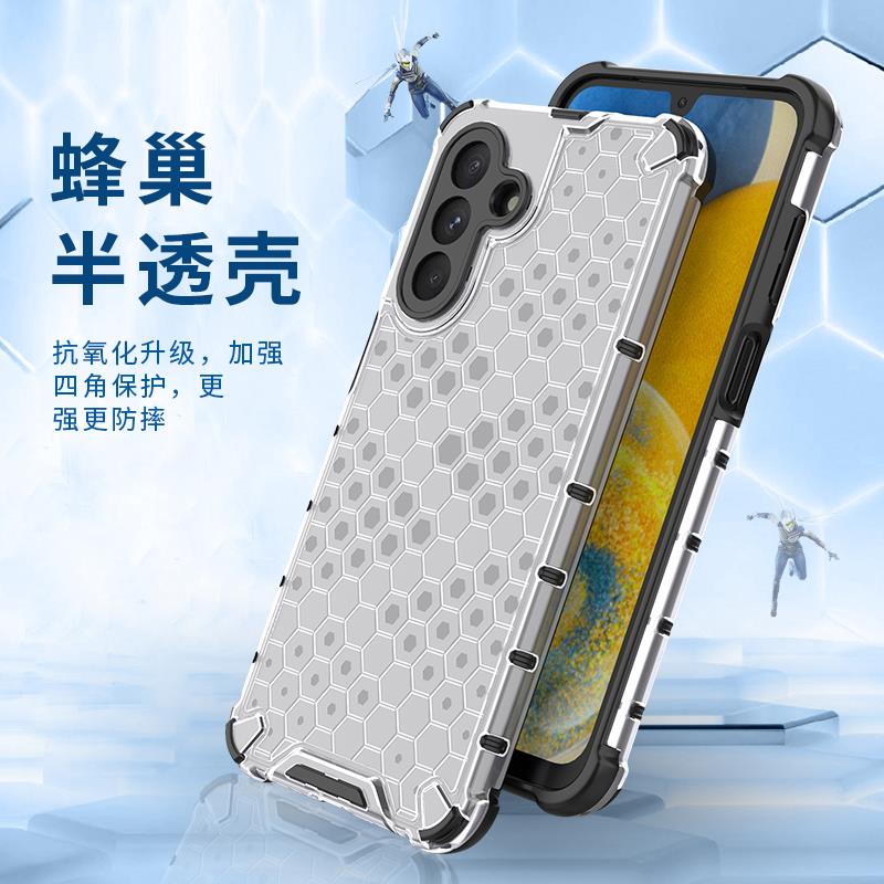 适用三星a56手机壳防摔透明三星a36气囊全包边创意简约三星a26保