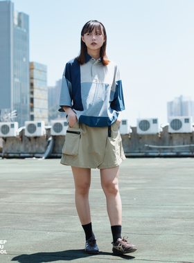 adlib 香港潮牌日系户外防水机能裤裙半身裤裙 DS033
