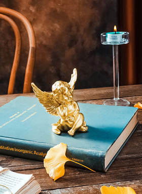 欧式小天使摆件丘比特爱神创意摆件客厅卧室书房拍摄道具装饰摆件