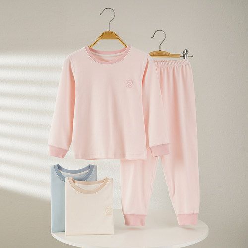 儿童初春秋打底内衣套装80-130码男女童秋衣秋裤纯棉衣服家居服