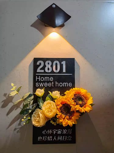 智能人体自动感应小夜灯卧室门牌