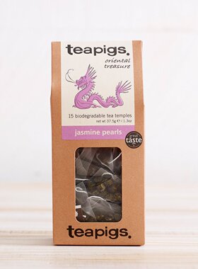 临期清仓 26年英国teapigs茶猪猪 Jasmine Pearls珍珠茉莉茶15包