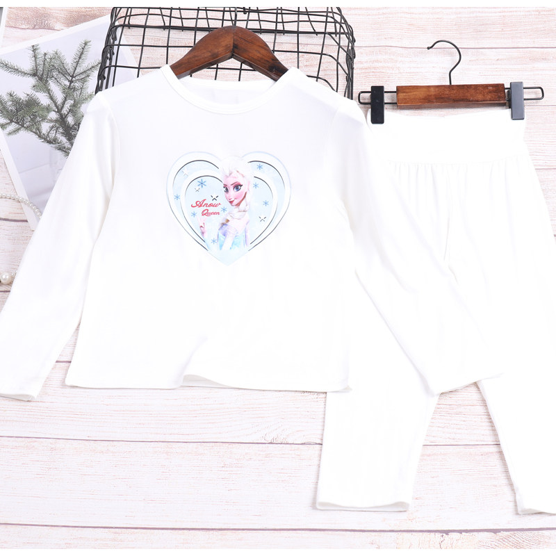 COOL MODAL GIRLS PAJAMAS HIGH WAIST BELLY PROTECTION HOME CLOTHES BABY AIR CONDITIONING CLOTHES SUMMER GIRLS MOSQUITO REPELLENT CLOTHES SPRING AND AUTUMN