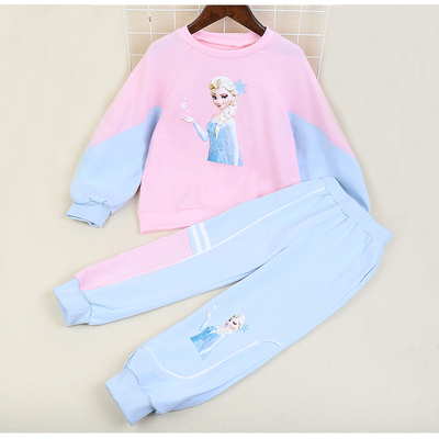 女童公主风休闲运动套装