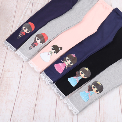 春秋季女宝卡通打底裤