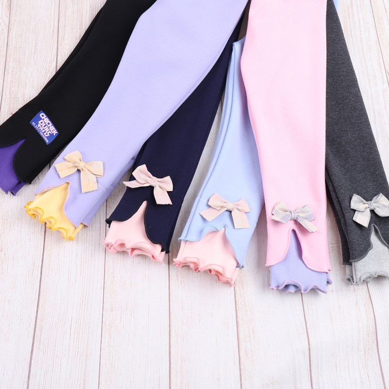 春秋女童洛丽塔风加绒加厚打底裤童装女孩子学生裤格子蝴蝶结长裤,童装/婴儿装/亲子装,裤子,淘宝优惠券,粉丝福利购,淘宝优惠卷