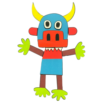 tickle monster怪物挠痒痒绘本教具儿童故事拓展游戏毛毡布贴