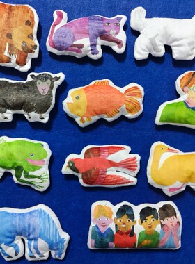 棕熊你在看什么绘本故事玩偶教具Brown bear, what do you see?