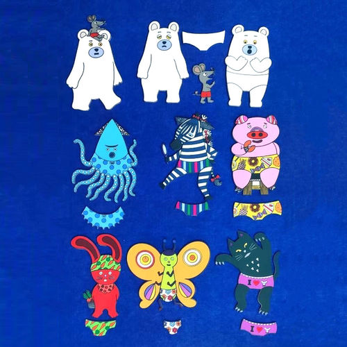 Polar Bear's Underwear白熊的短裤 绘本故事毛毡布教具故事贴
