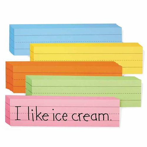 sentence stripes彩色单词句子条英语单词句子四线三格可擦写无磁