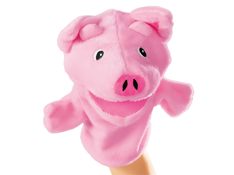 小猪 puppet张嘴手偶lakeshore原版尾货幼儿园教学道具