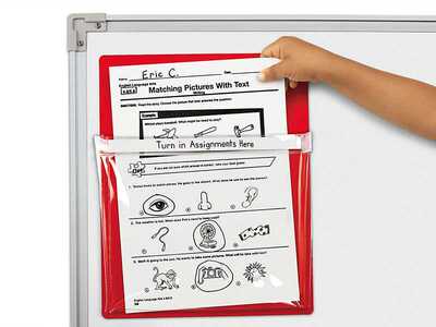 pvc磁性文件教室收纳袋