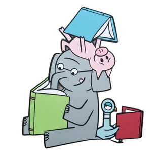 小猪小象绘本馆教室环创布置墙面装饰布画贴