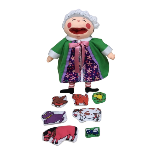 There was an old lady who swallowed a fly老太太吃苍蝇玩偶