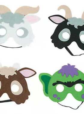 The Billy Goats Gruff 三只公山羊故事面具绘本教具