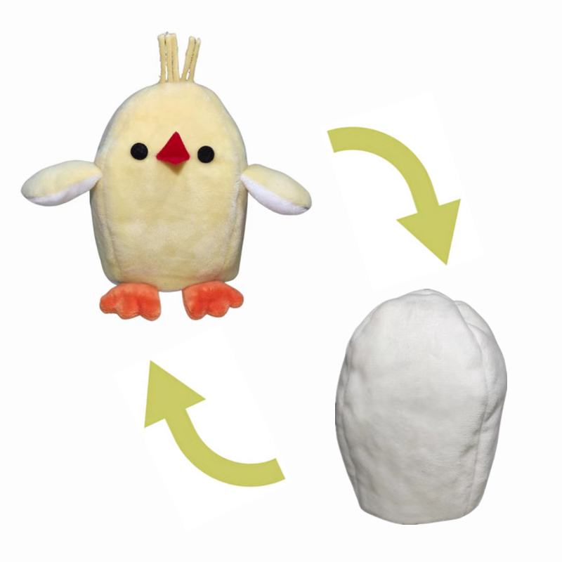鸡蛋变小鸡玩偶公仔