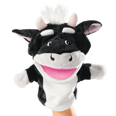 小牛cow puppet张嘴手偶lakeshore原版尾货