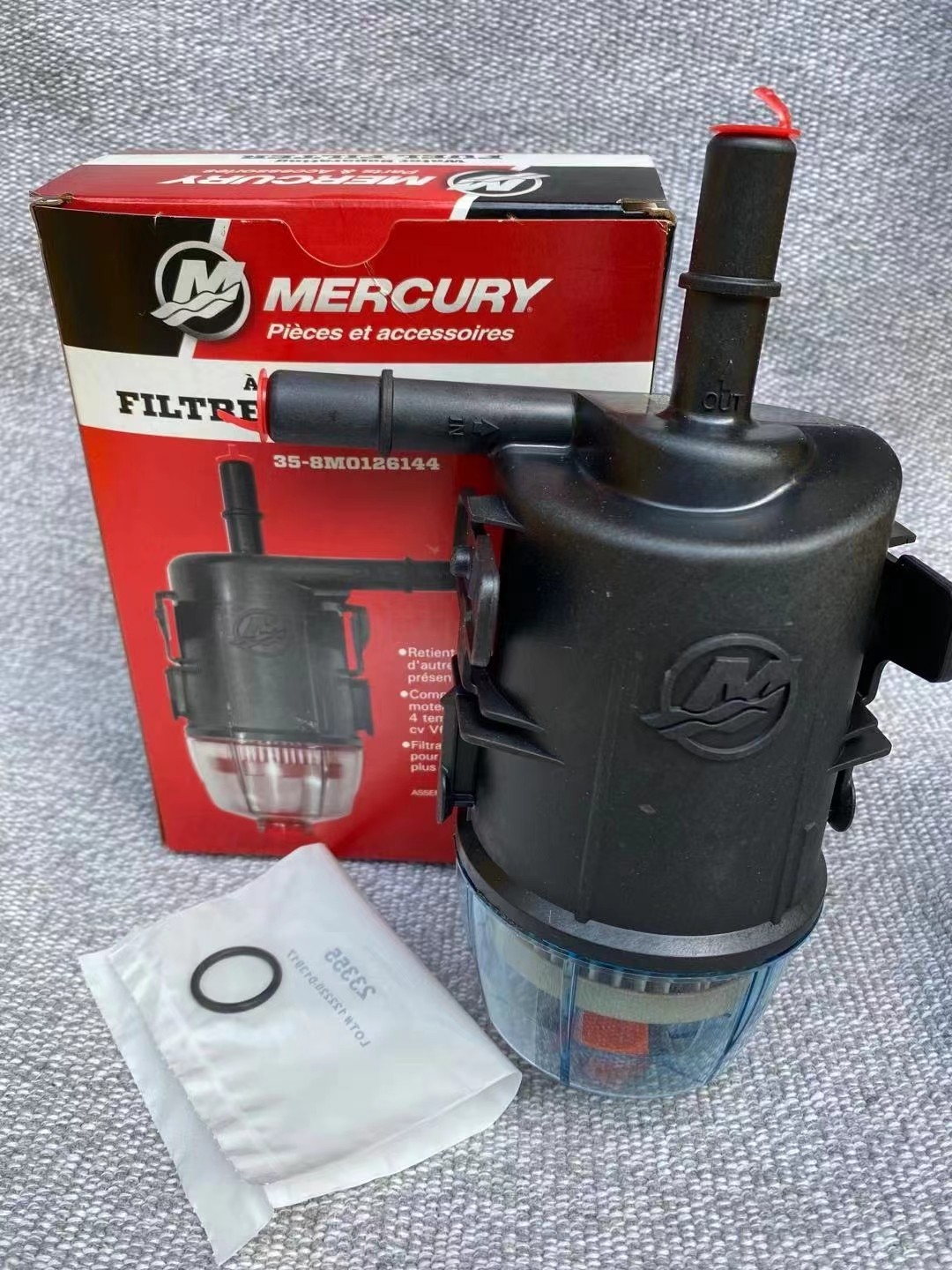 美国水星原装进口v6 v8 200-400马力用油水分离器船外机保养配件