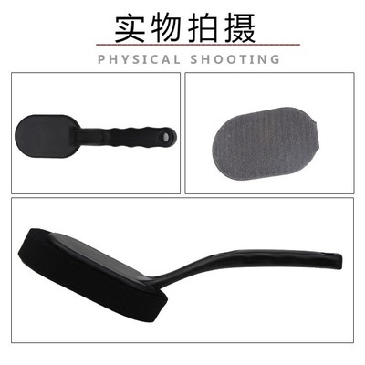 爆款汽车轮胎上光打蜡海绵刷耐磨上蜡手持便携可更换上光神器
