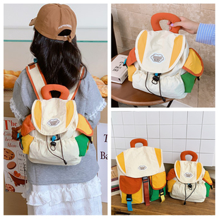 儿童书包男童幼儿园3-6岁出游轻便减负护脊双肩包女童可爱小背包
