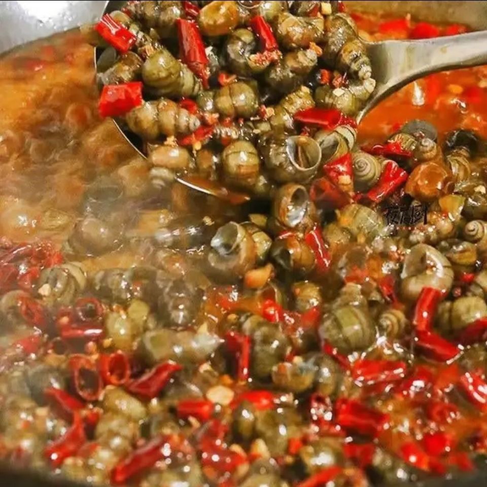 香辣炒田螺200g即食螺丝肉海鲜零食熟食麻辣螺蛳
